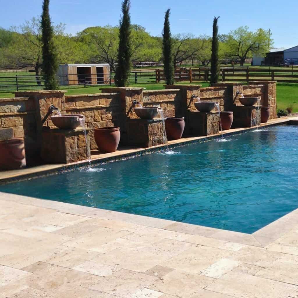 Custom pool plastering enhances durability and aesthetic appeal for swimming pools.